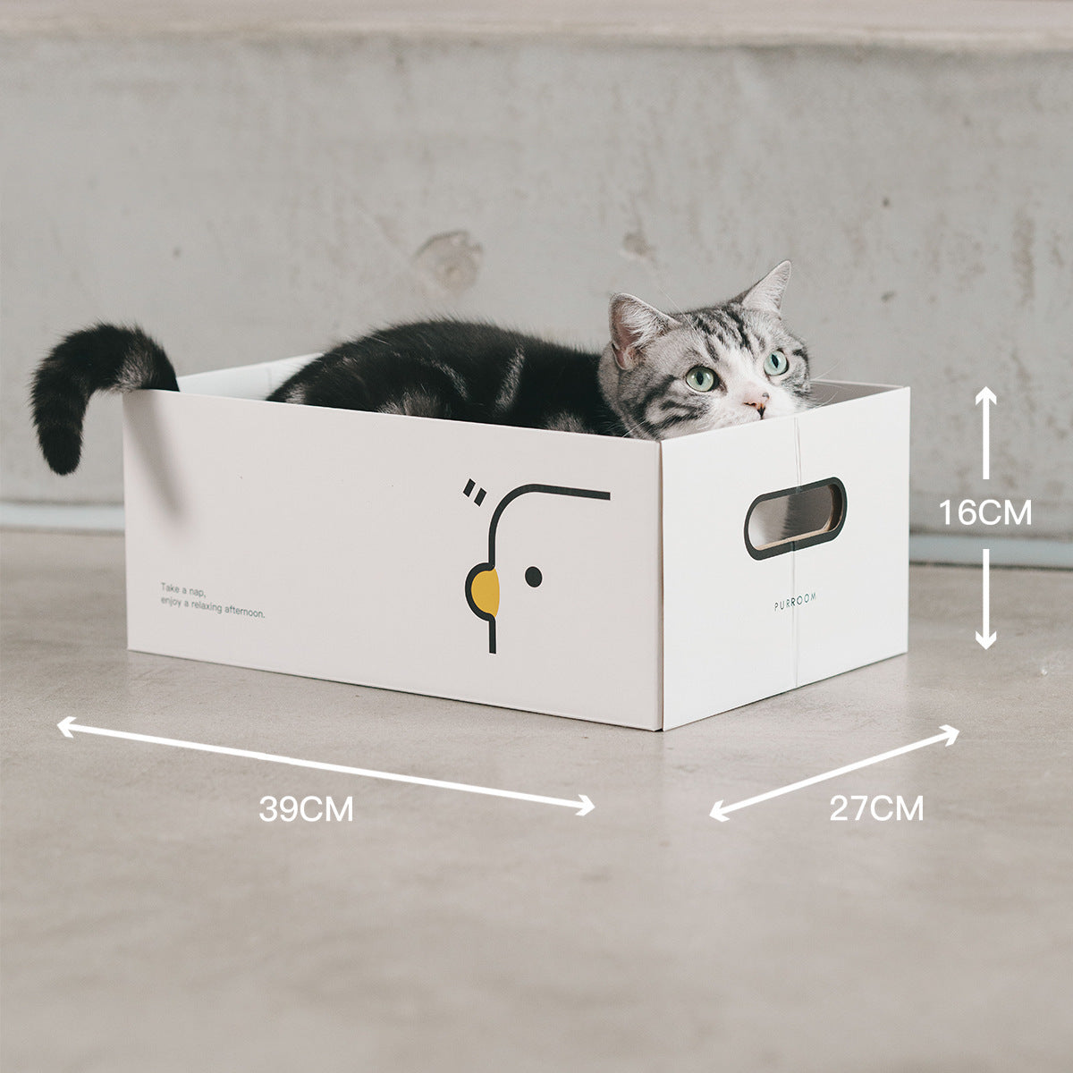 Corrugated Cardboard Box Wear-resistant Cat Catching Toy