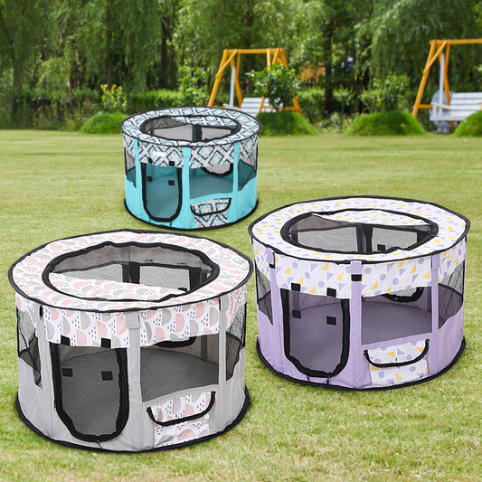 Foldable Closed Tent For Pet Dogs And Cats