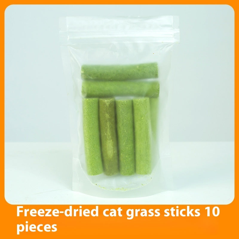 Cat Grass Chicken Stick Freeze-dried Hair Ball Cat Molar Rod