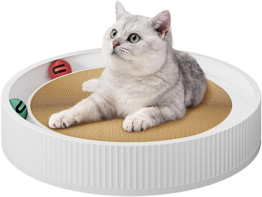 Cat Scratching Board Large Cat Scratching Post For Indoor Cats Adults Refills Replacement Cardboard Cat Scratcher With Ball Toys Premium Scratch For Bed Furniture Protector