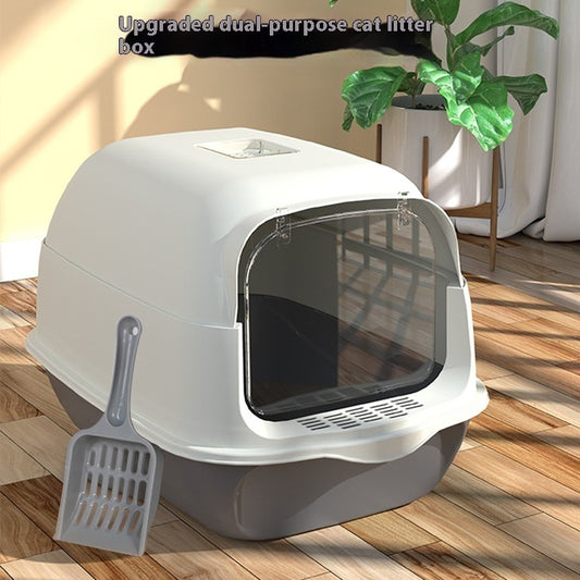 Litter Box Fully Enclosed Cat Toilet