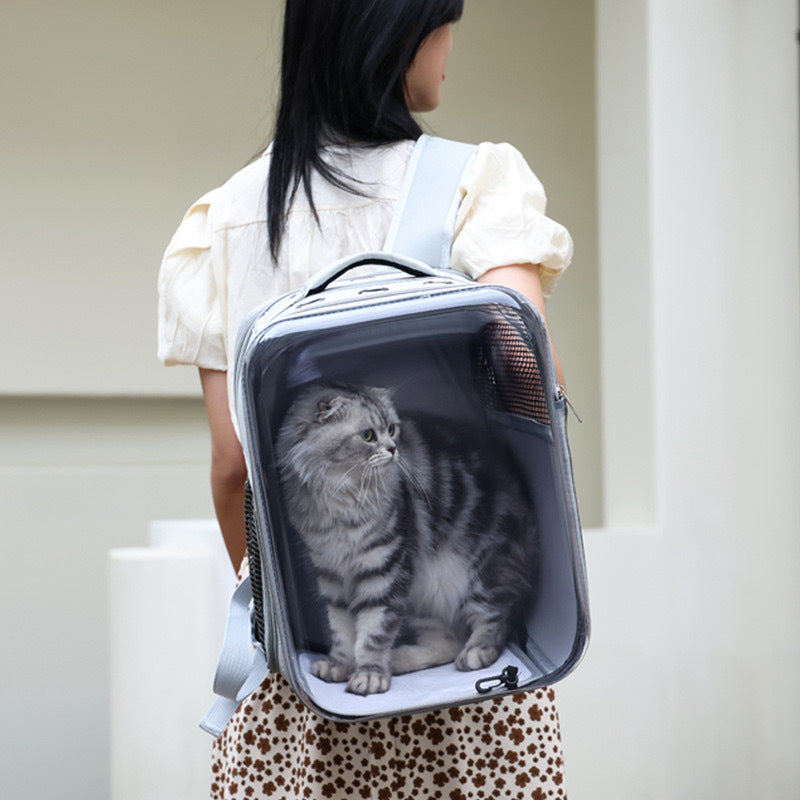 Cat Cage Fully Transparent Portable Cat Bag Backpack