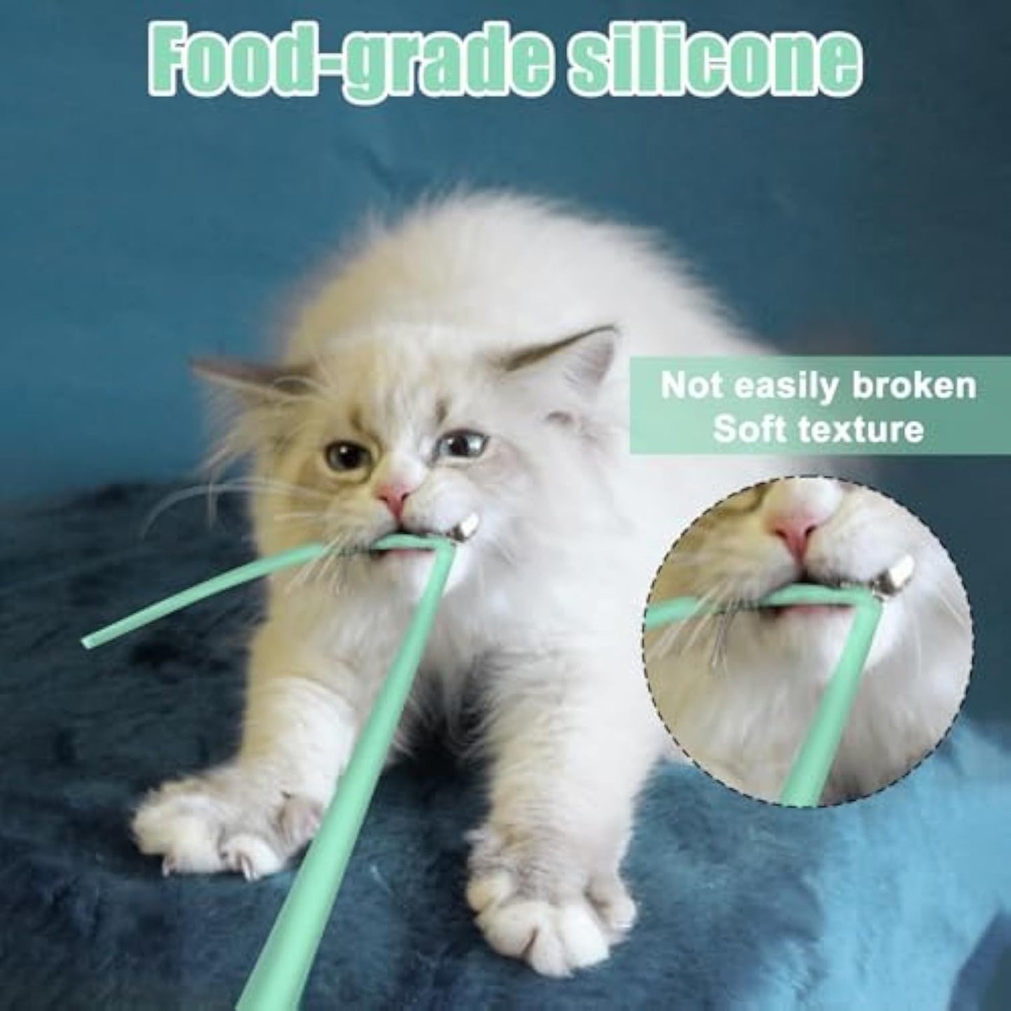 Interactive Cat Toys For Indoor Cats Swinging Tail Cat Toy For Bored Indoor Cats Self Play Electronic Cat Wand Toy With Silicone Tails Rechargeable Automatic Cat Toy For Kitten