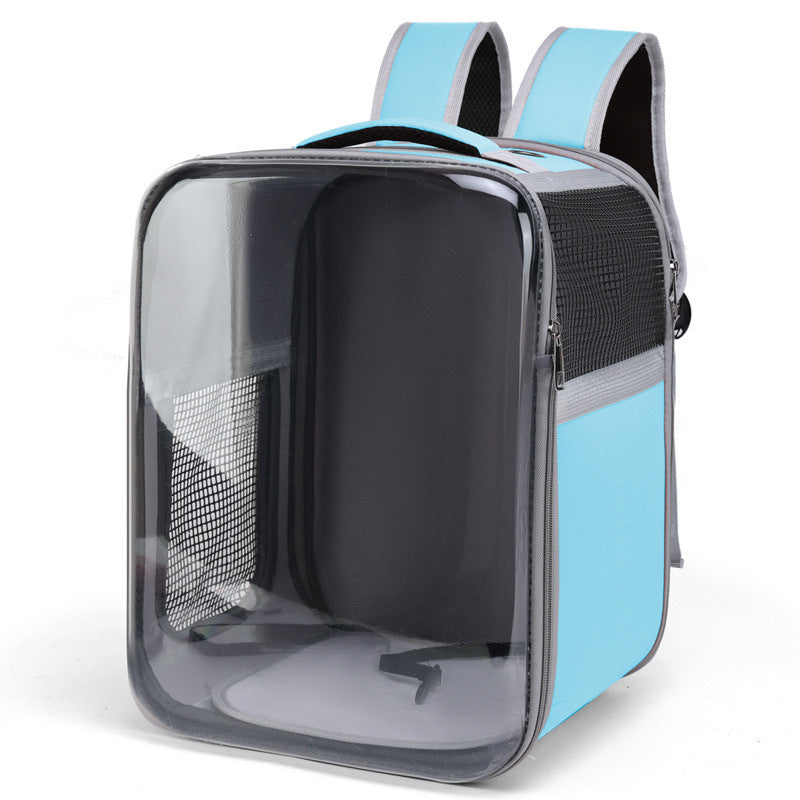 Cat Cage Fully Transparent Portable Cat Bag Backpack